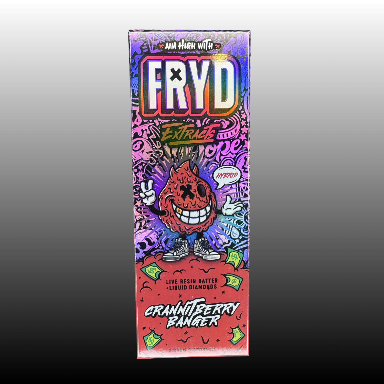 Fryd Disposable Vape 2g, Flavor: Crannitberry Banger - Hybrid
