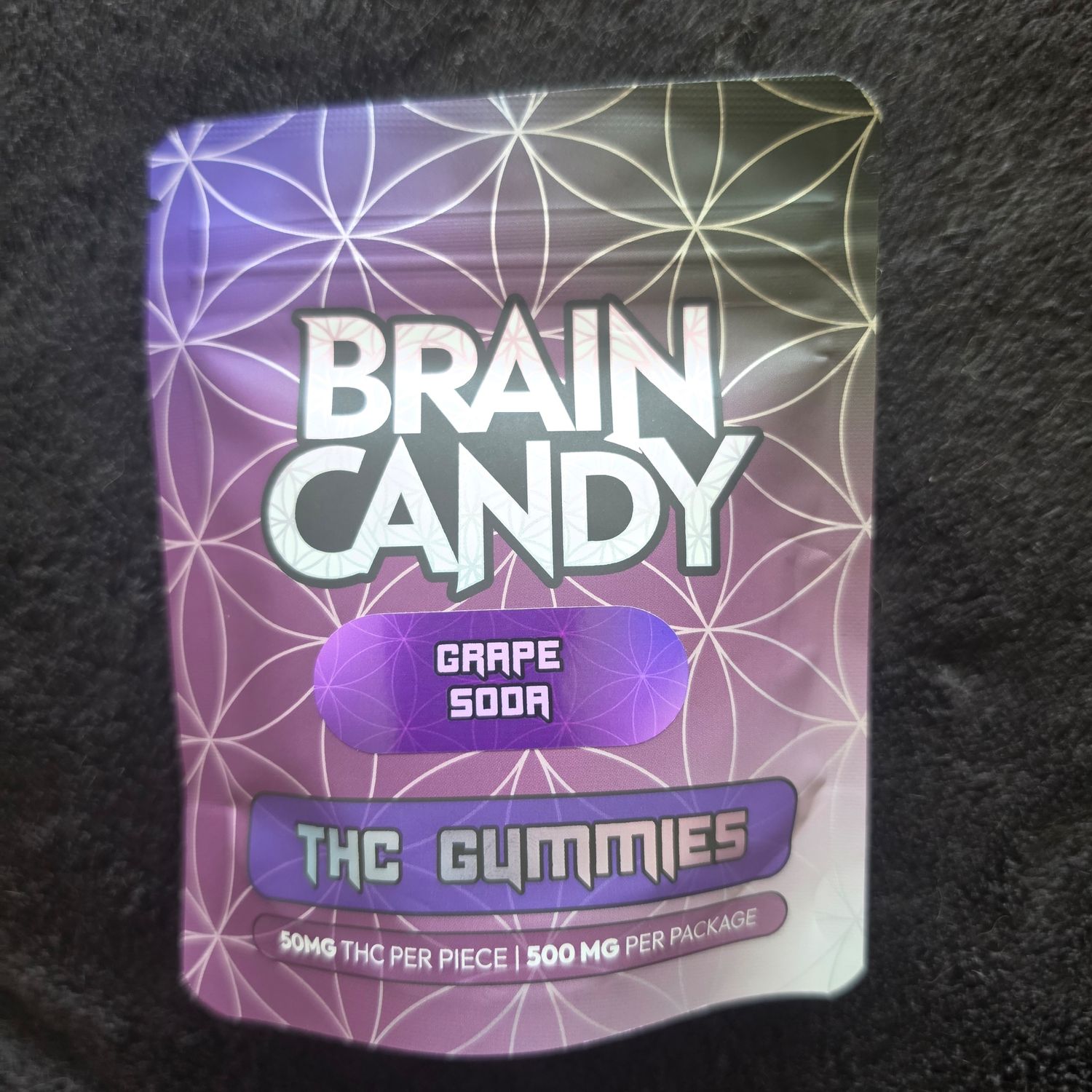 Brain Candy 500mg THC gummies