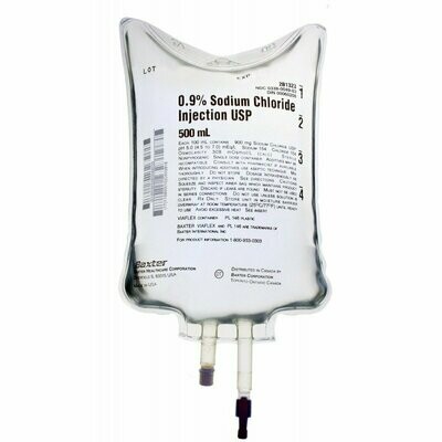 Baxter 2B1323Q Sodium Chloride 0.9% 500 mL CASE