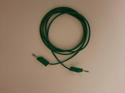 Kabel (2 m) mit Bananenstecker (grün)