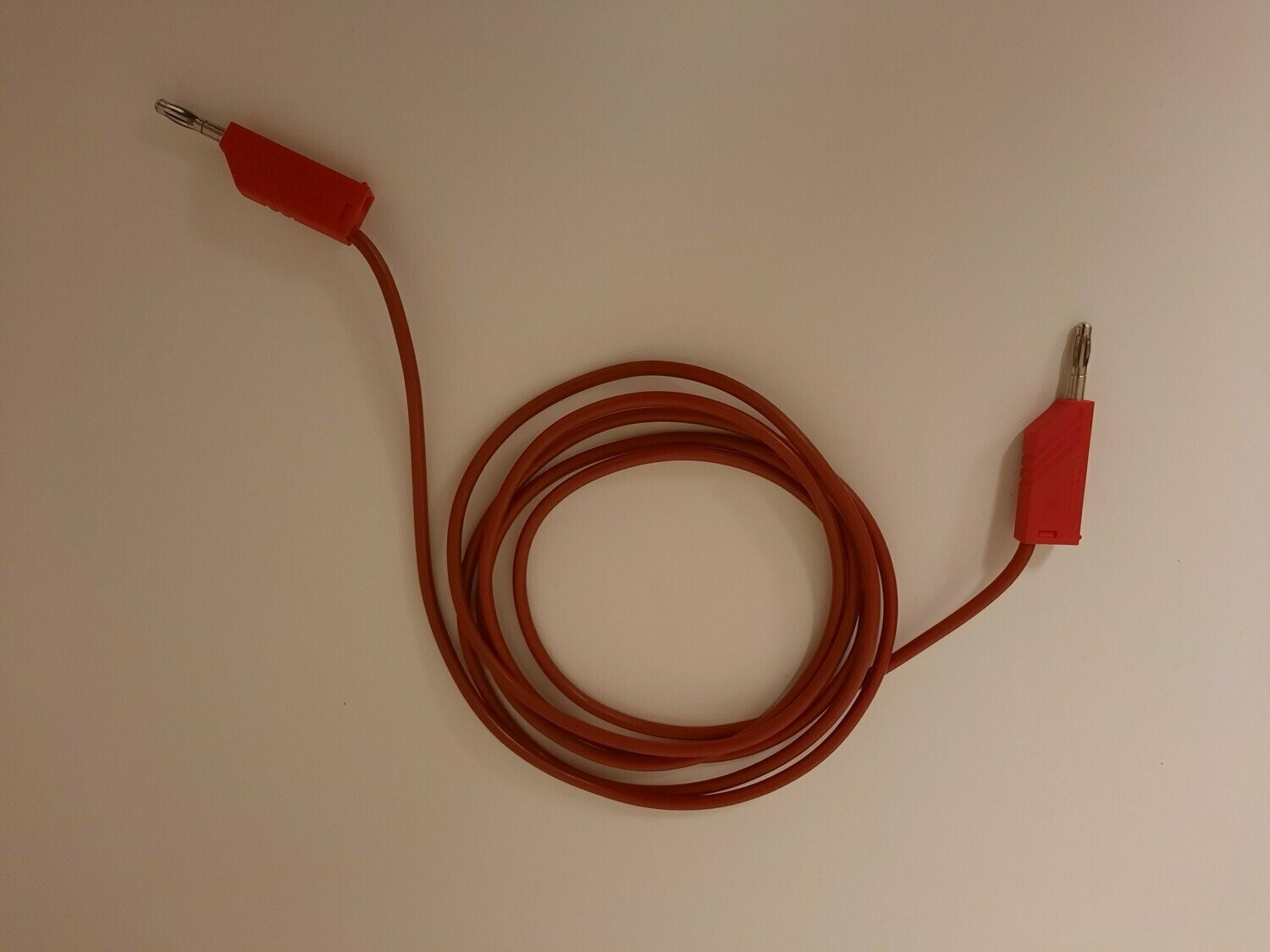 Kabel (2 m) mit Bananenstecker (rot)