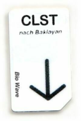 Chipcard CLST Biowave 21, - Energetische Unterstützung bei Clostridien