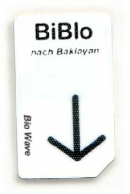 Biowave BIBLO, - Energetische Unterst. bei Bioenerget. Blockaden
