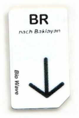 Chipcard Biowave BR,  Energetische Unterst. für die Bio-Regeneration