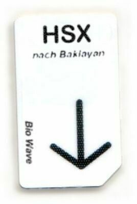 Chipcard Biowave HSX,  Energetische Unterst. bei Herpes Simplex