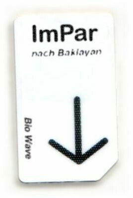 Chipcard Biowave IMPAR,  Energetische Unterst. bei Immun Mod. Parasiten