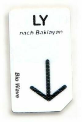 Chipcard Biowave LY,  Energetische Unterst. bei Lymphdrainage