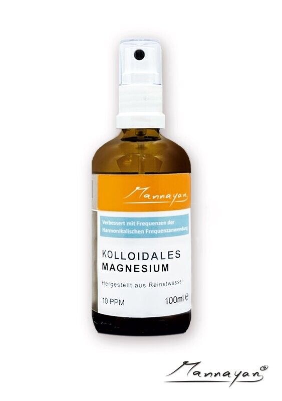 Mannayan Kolloidales Magnesium 100 ml mit Zerstäuber Mannayan Kolloidales Magnesium 100 ml mit Zerstäuber