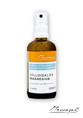 Mannayan Kolloidales Magnesium 100 ml mit Zerstäuber