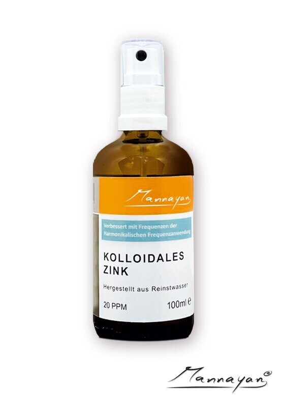 Mannayan Kolloidales Zink 100 ml mit Zerstäuber Mannayan Kolloidales Zink 100 ml mit Zerstäuber