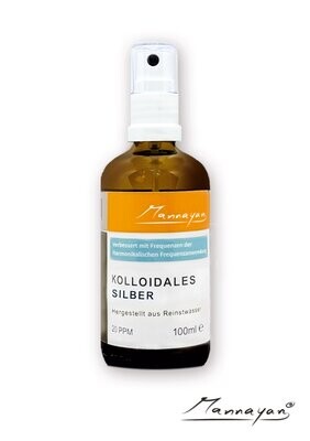Mannayan Kolloidales Silber 100 ml mit Zerstäuber