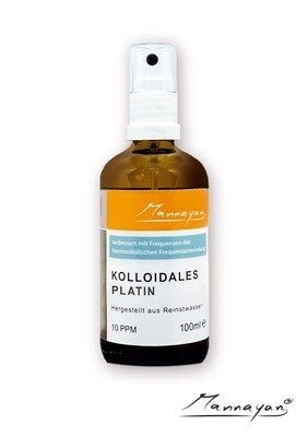 Mannayan Kolloidales Platin 100 ml mit Zerstäuber