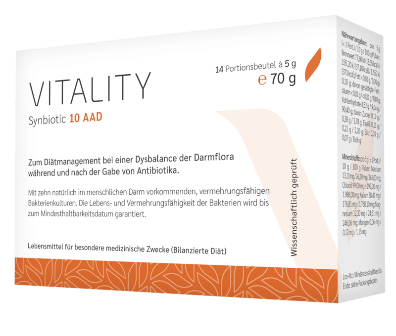 VITALITY Synbiotic 10 AAD, Das Pro zum Antibiotikum
