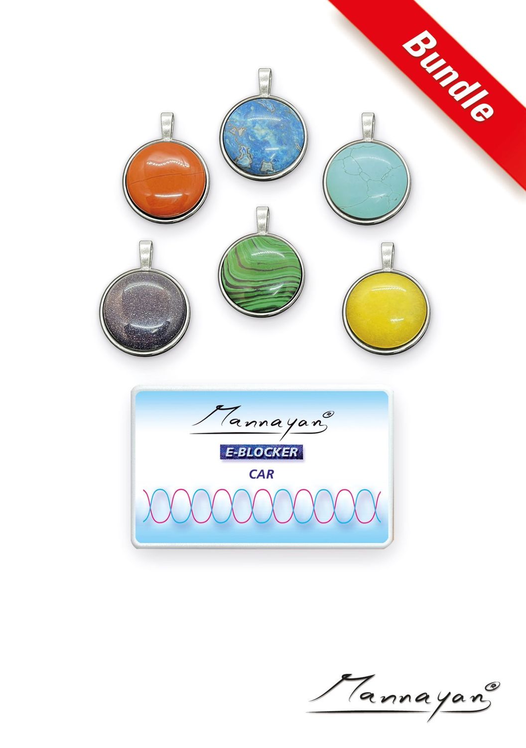 E-Blocker Car + E-Blocker Halbedelstein Amulett E-Blocker Car + E-Blocker Halbedelstein Amulett
