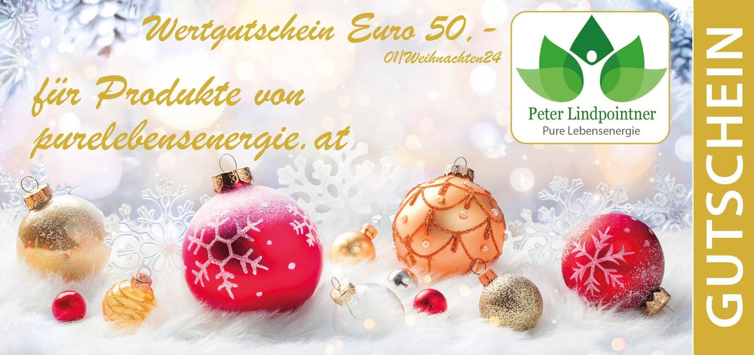Wertgutschein für Onlineshop € 50,-