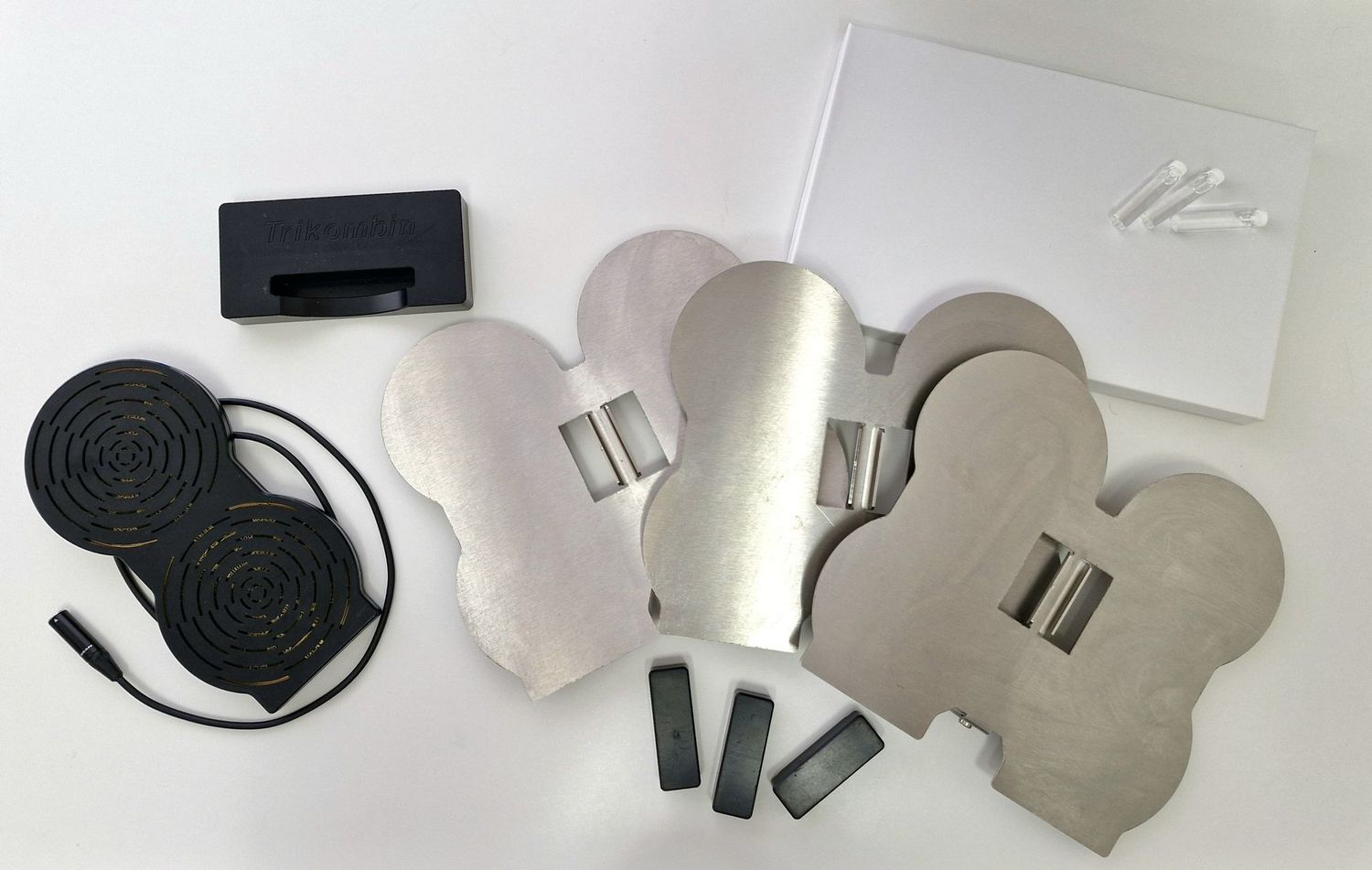 Transfer-Set  (3x Transferplatten, 63er Ampullen-Satz, Testantenne+Stativ)