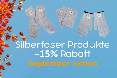 -15% auf alle Silberfaser Produkte