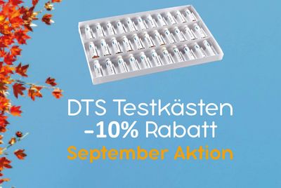 -10% auf alle DTS Testkästen für bioenergetische Testungen für Ärzte & Therapeuten!