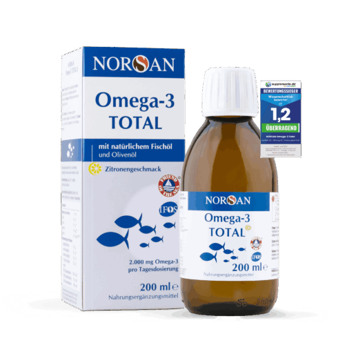 Omega-3 Total Plus mit Zitronengeschmack