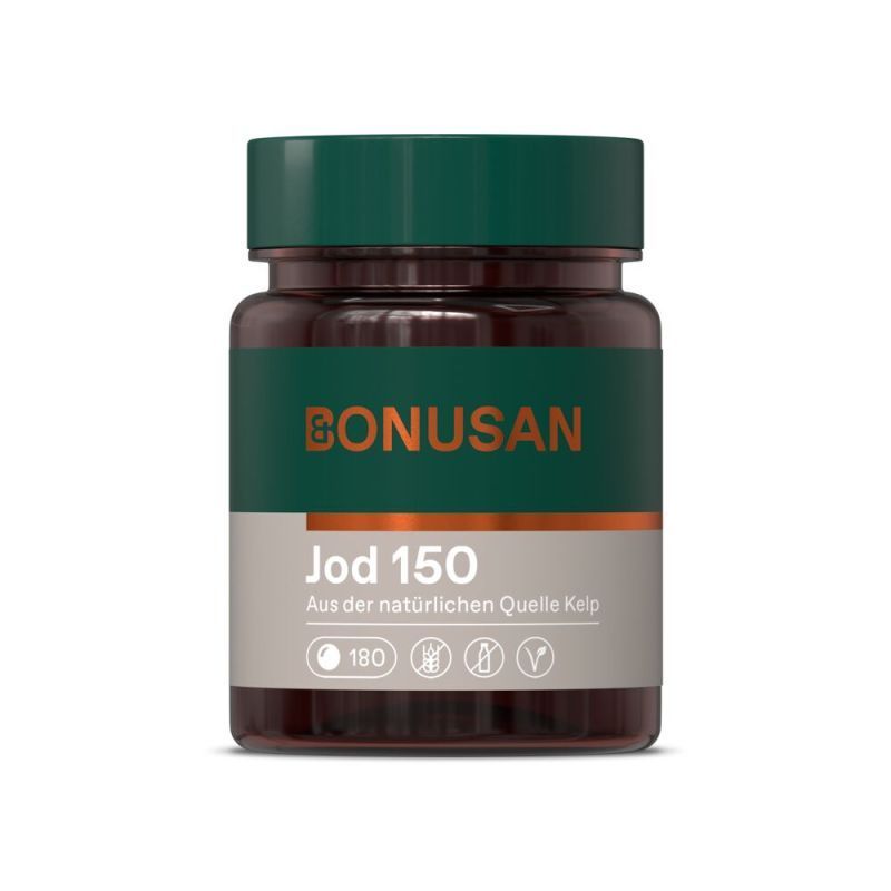 Jod 150 mcg (aus Kelp) | Tabletten 180 Stk. Jod 150 mcg (aus Kelp) | Tabletten 180 Stk.