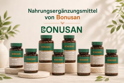 Nahrungsergänzungsmittel, Vitamine & Mineralstoffe von Bonusan