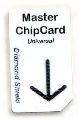 Master Chipcard Universal (leer) für Diamond Shield Prof. und Trikombin