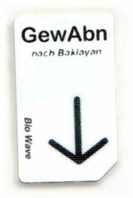 Gew.Abn. Biowave Chipcard Gew.Abn. Biowave Chipcard
