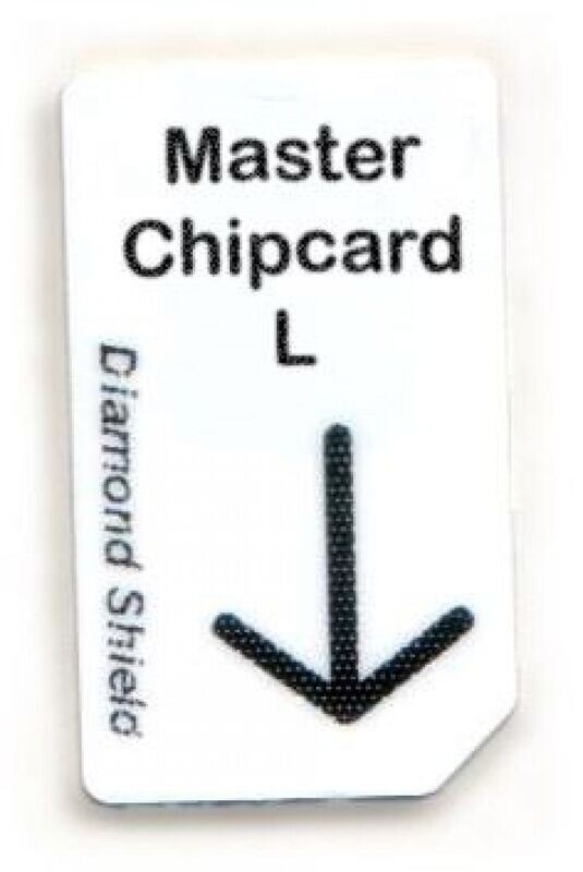 Master Chipkarte, L - 256 Slots, mehrfach beschreibbar - für die Master Chipkarte, L - 256 Slots, mehrfach beschreibbar - für die "Pro Version"