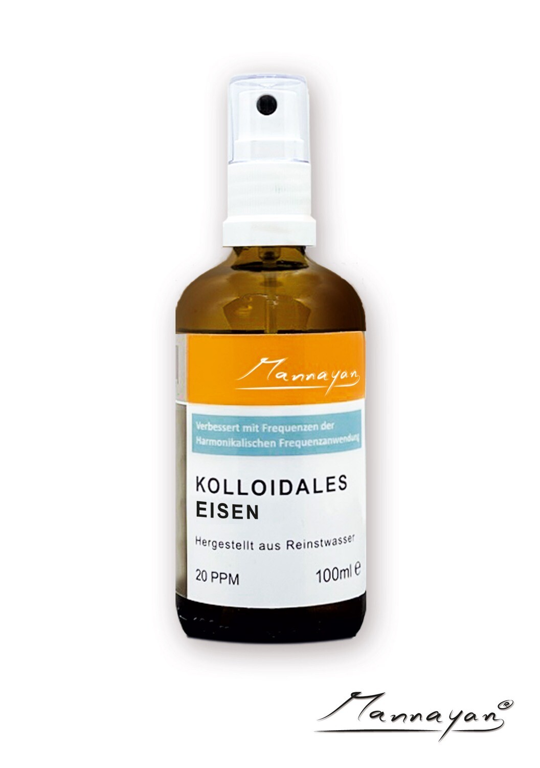 Mannayan Kolloidales Eisen 100 ml mit Zerstäuber