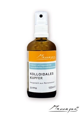 Mannayan Kolloidales Kupfer 100 ml mit Zerstäuber Mannayan Kolloidales Kupfer 100 ml mit Zerstäuber