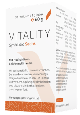 VITALITY Synbiotic 6, Der Allrounder für den Darm