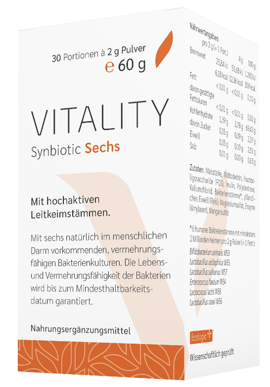 VITALITY Synbiotic 6, Der Allrounder für den Darm