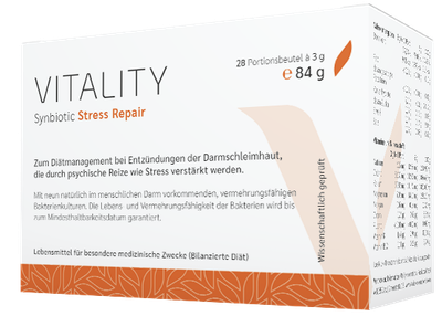 VITALITY Synbiotic Stress Repair / Das VITALITY Synbiotic Stress Repair / Das "Nervenfutter" für stressige Zeiten / 28 Beutel à 3 g
