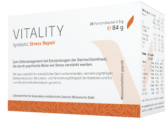 VITALITY Synbiotic Stress Repair /  Das "Nervenfutter" für stressige Zeiten / 28 Beutel à 3 g
