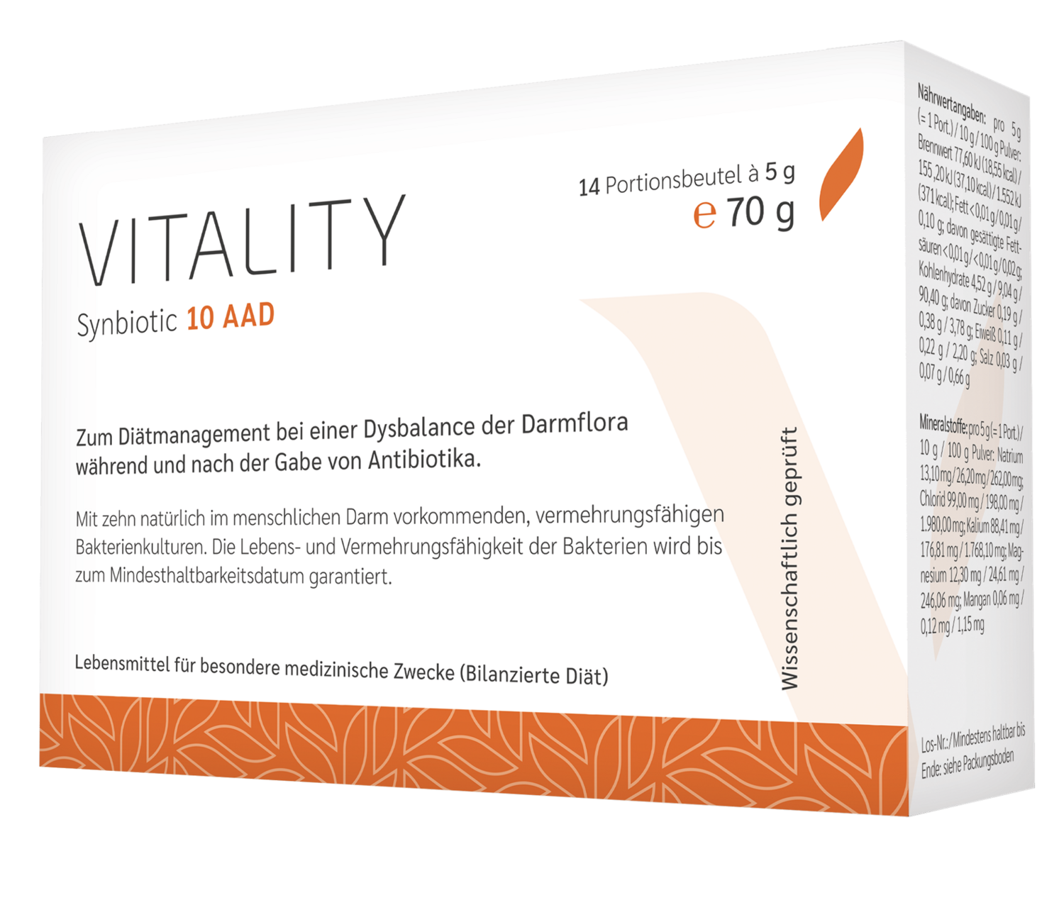 VITALITY Synbiotic 10 AAD, Das Pro zum Antibiotikum VITALITY Synbiotic 10 AAD, Das Pro zum Antibiotikum