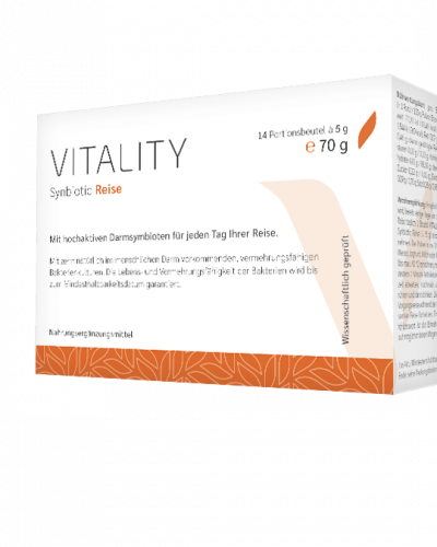 VITALITY Synbiotic Reise / Schöne Reise – auch für den Darm / 14 Portionen à 5 g VITALITY Synbiotic Reise / Schöne Reise – auch für den Darm / 14 Portionen à 5 g