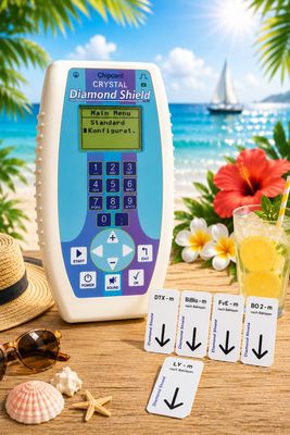 Diamond Shield Prof. Zapper + Fraktal-Verstärker + 3x Master Chipkarte Universal 58 Slots (leer) Diamond Shield Prof. Zapper + Fraktal-Verstärker + 3x Master Chipkarte Universal 58 Slots (leer)"+ Chipkarte FVE, BO2 und LY!