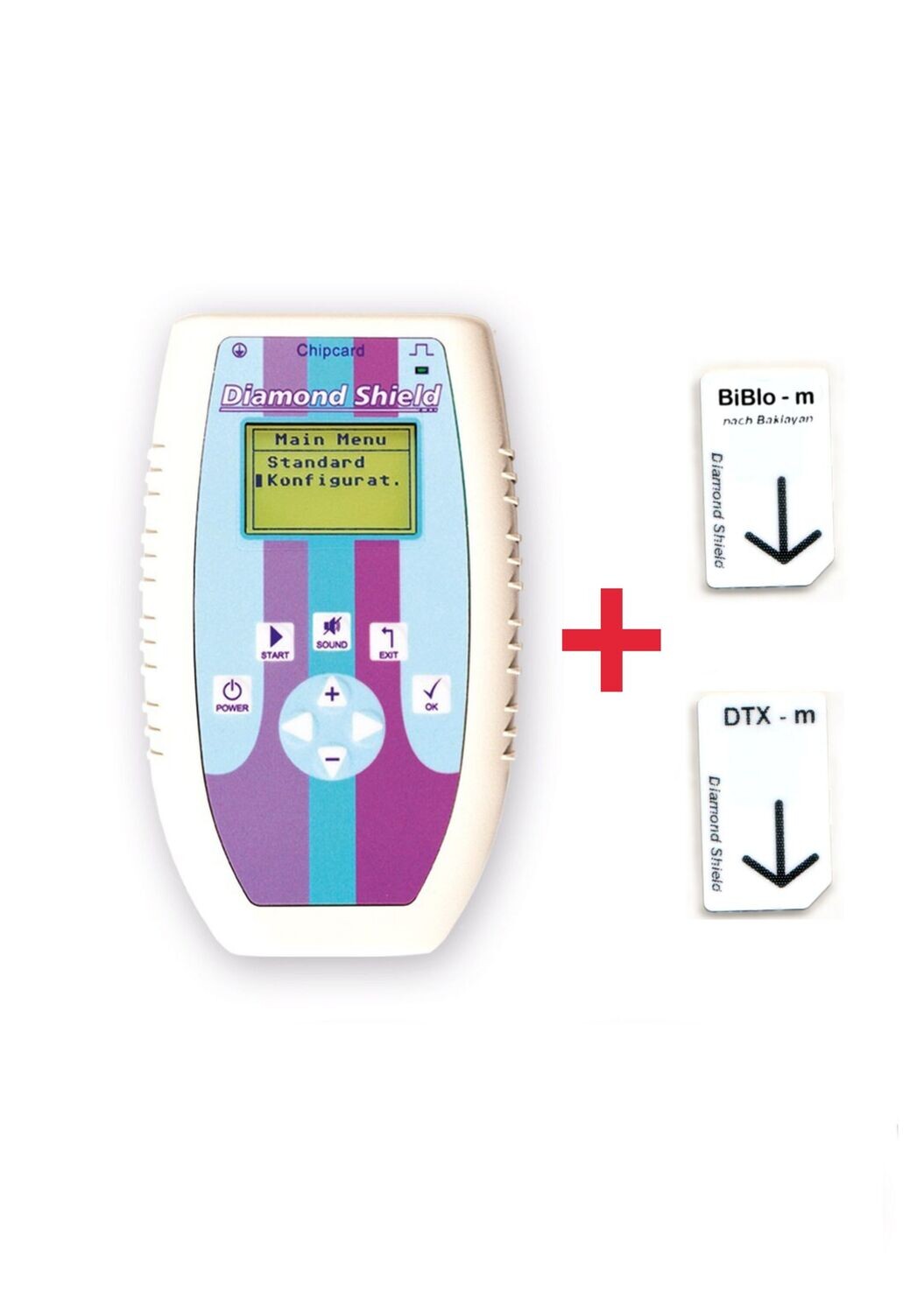 Diamond Shield Zapper IE + Chipkarte BIBLO und DTX Diamond Shield Zapper IE + Chipkarte BIBLO und DTX