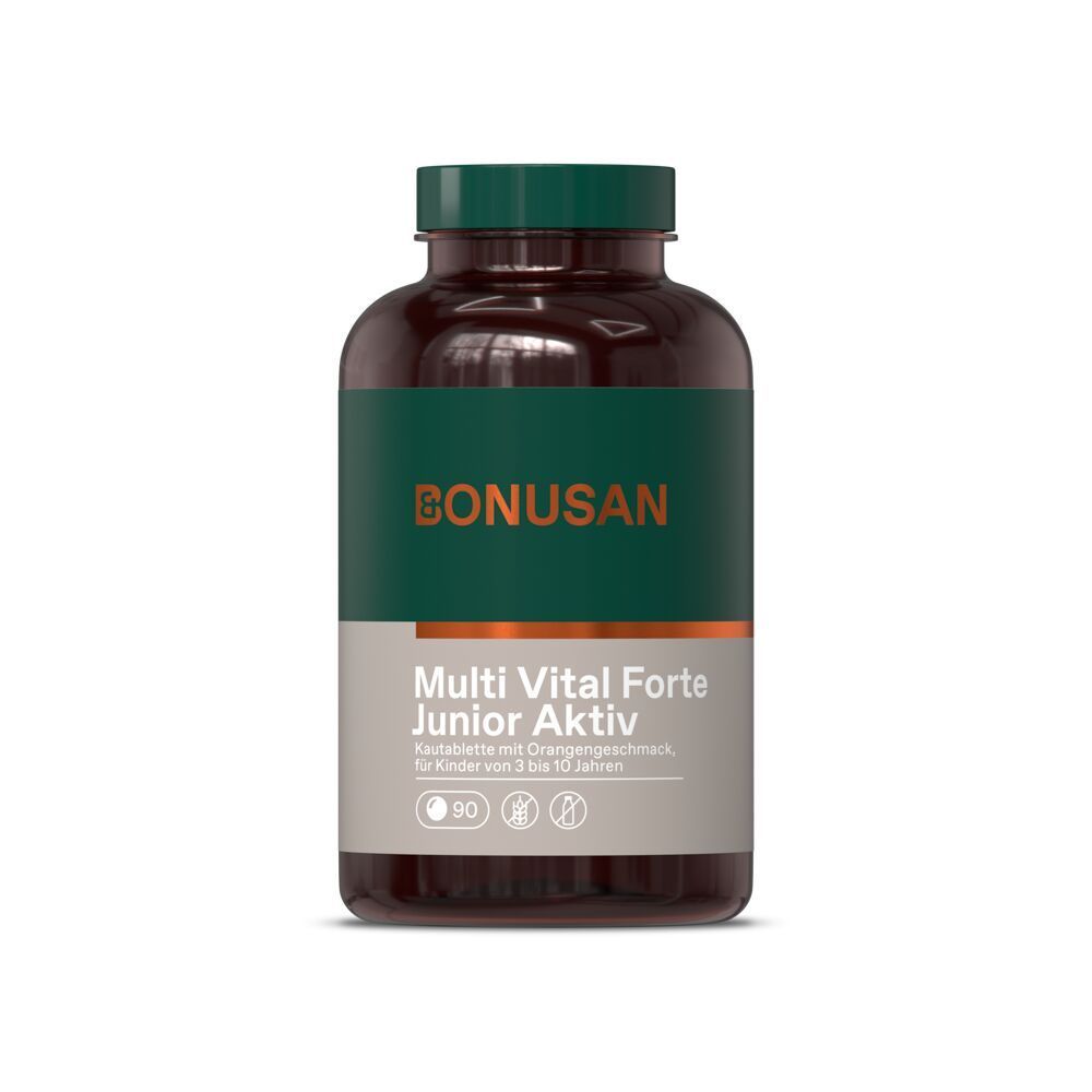 Multi Vital Forte Junior Aktiv | Kautabletten 90 Stk. Multi Vital Forte Junior Aktiv | Kautabletten 90 Stk.