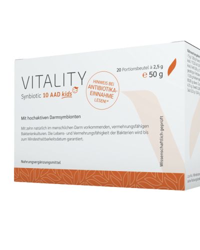 VITALITY Synbiotic 10 AAD Kids / 20x2,5g VITALITY Synbiotic 10 AAD Kids / 20x2,5g