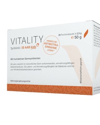 VITALITY Synbiotic 10 AAD Kids / 20x2,5g VITALITY Synbiotic 10 AAD Kids / 20x2,5g