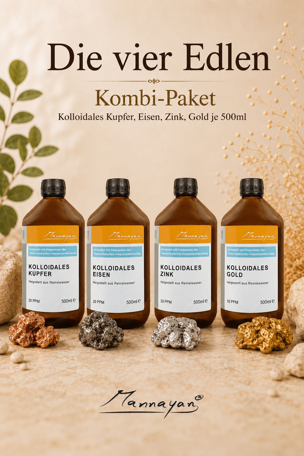 Die vier Edlen - Set 500ml