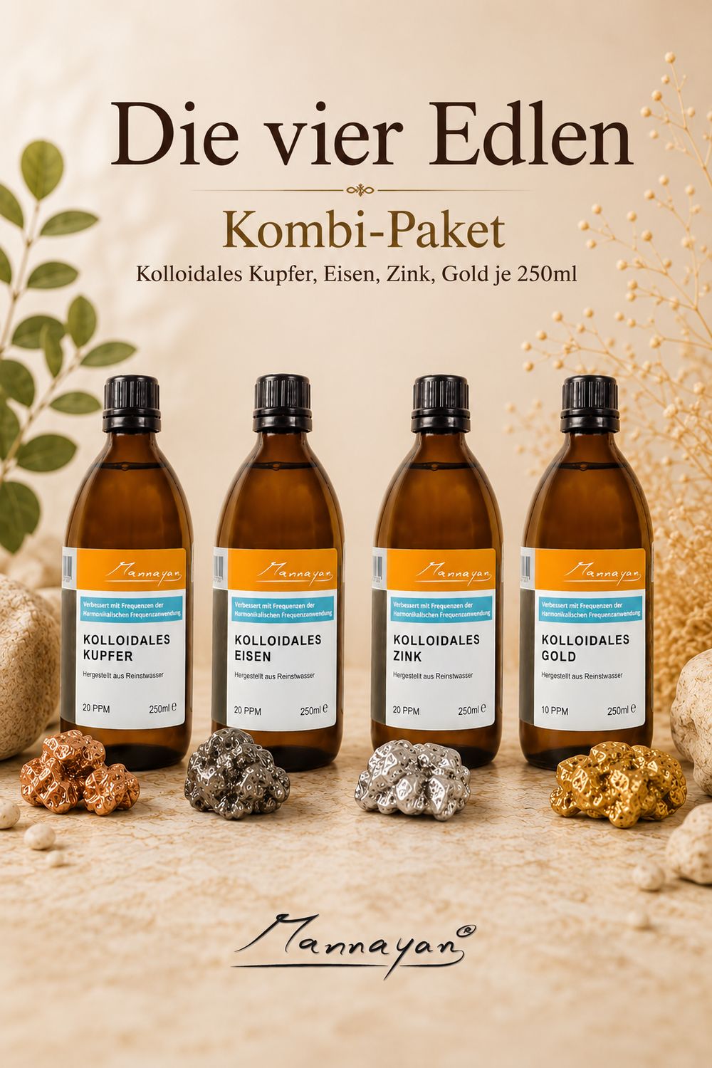 Die vier Edlen - Set 250ml