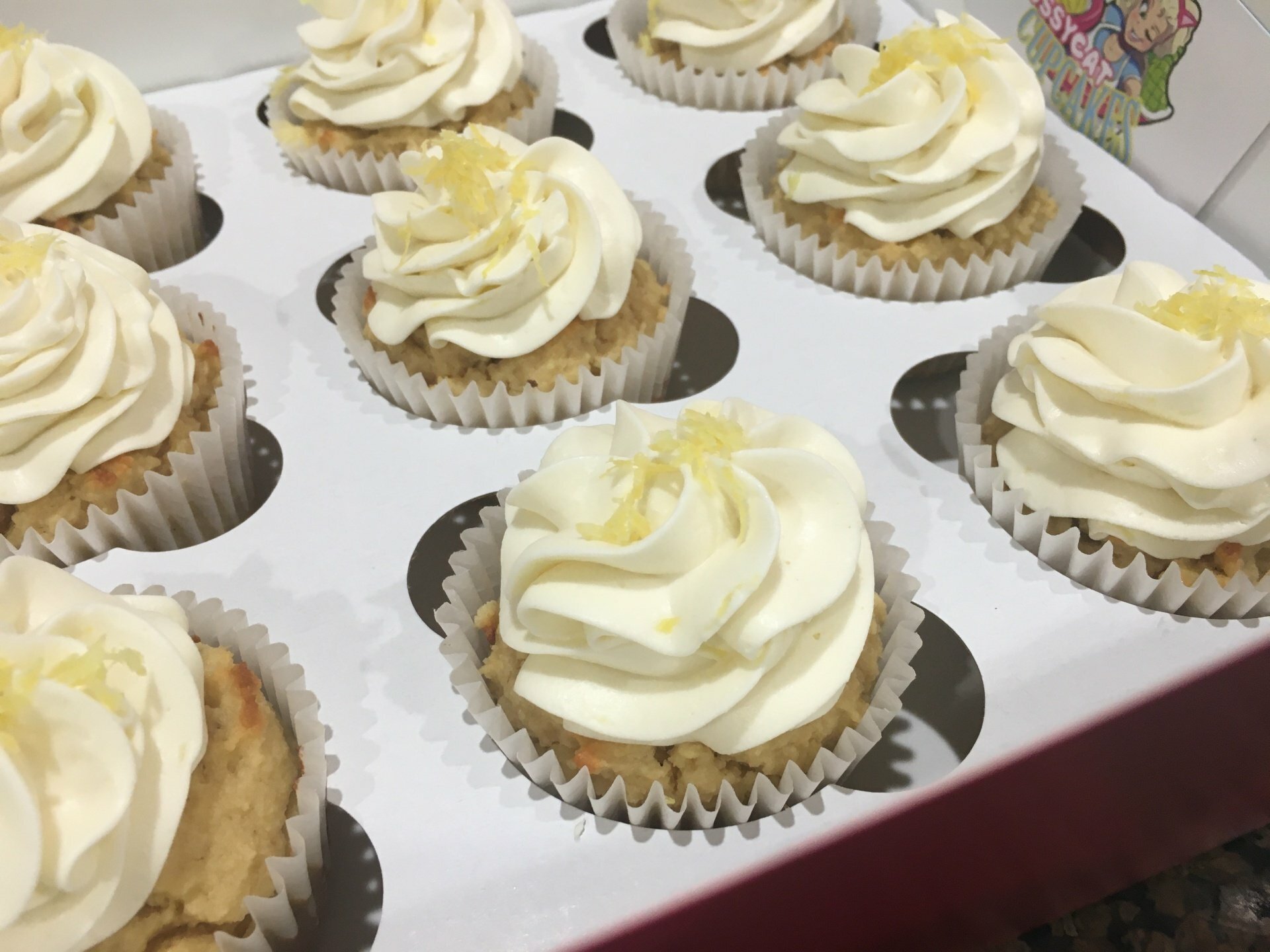 KETO LEMON DROP CUPCAKES