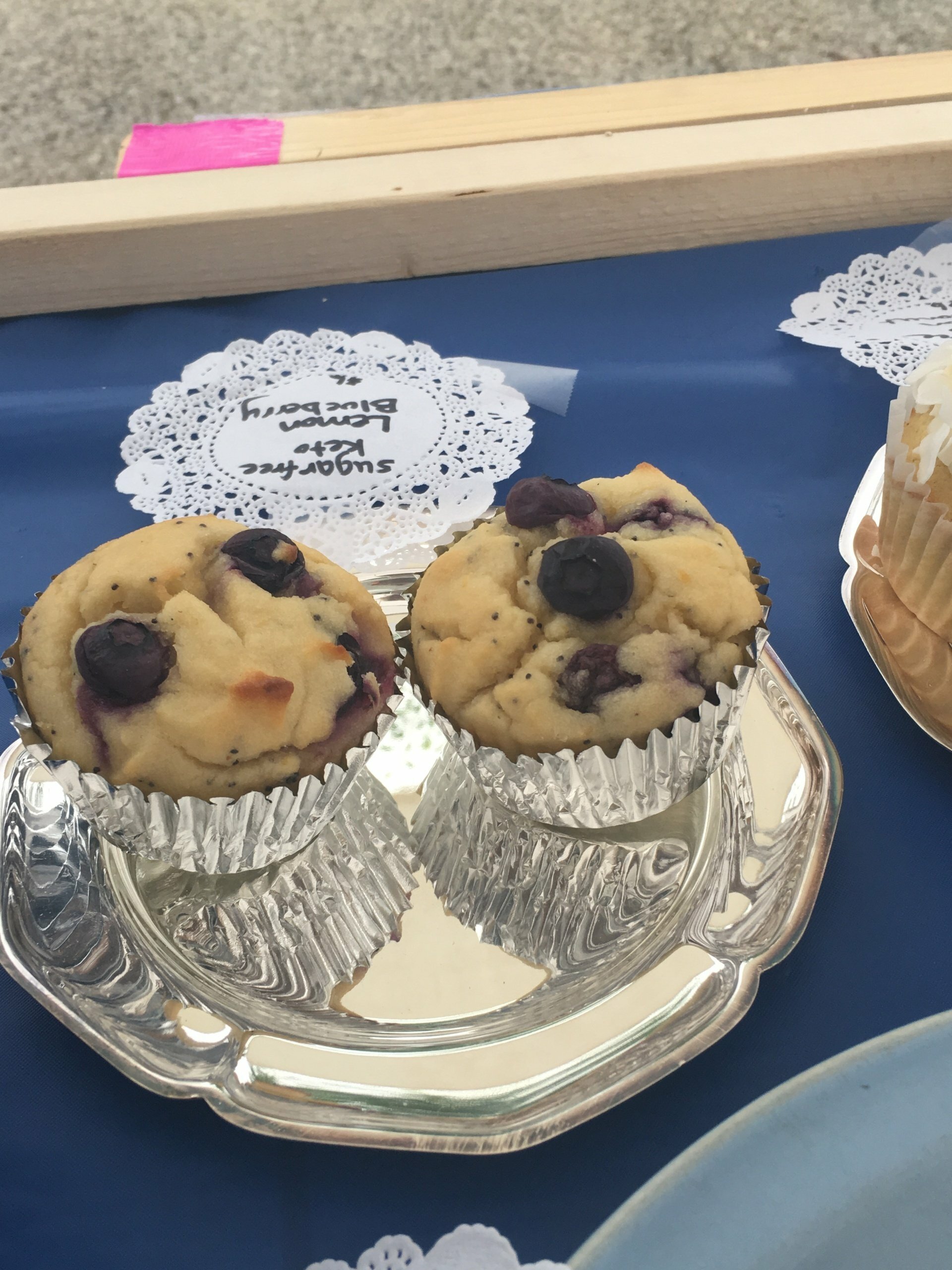 KETO BLUEBERRY LEMON MUFFINS