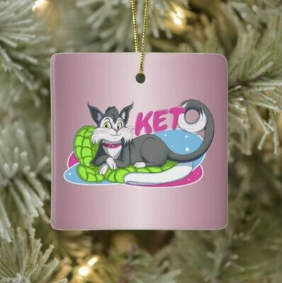 KETO KITTY ORNAMENT