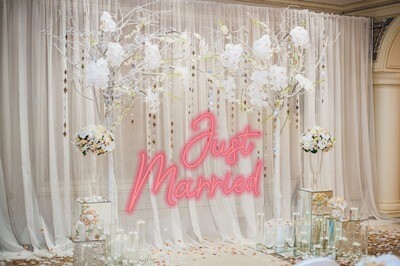 Neon led Just Married