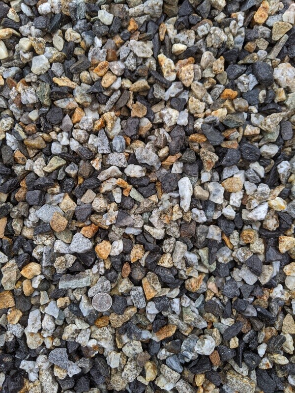 3/4 in. Salt and Pepper/Trap Rock