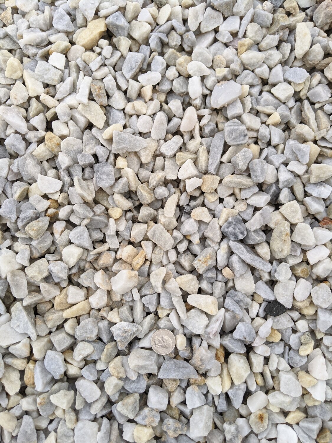 3/4 in. White Stone