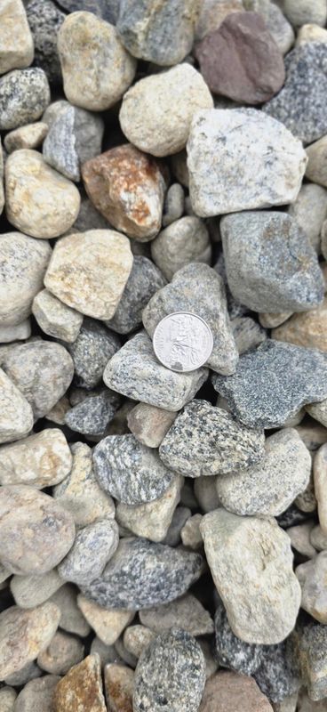 Small River Rock- Smooth Edges, Stone Size 3/4"-3"
